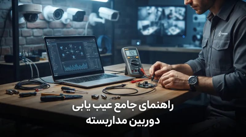 راهنمای جامع عیب‌یابی دوربین مداربسته؛ حل مشکلات رایج سیستم‌های نظارتی