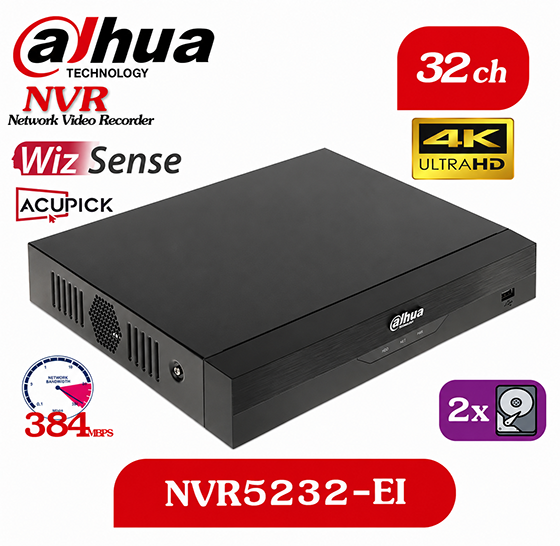 دستگاه 32 کانال هوشمند NVR5232-EI برند داهوا | هوش مصنوعی