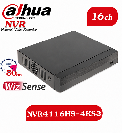 دستگاه 16 کانال NVR4116HS-4KS3 برند داهوا