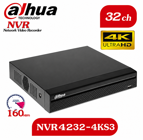 دستگاه 32 کانال تحت شبکه NVR4232-4KS3 برند داهوا