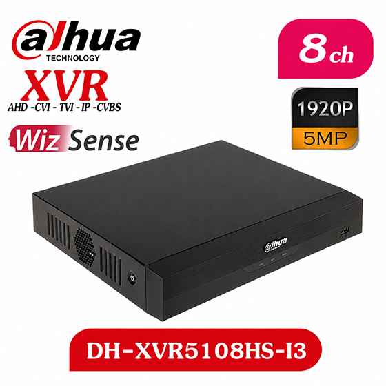 دستگاه 8 کانال XVR5108HS-I3 برند داهوا | WizSense