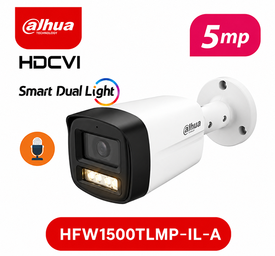  دوربین مدار بسته داهوا مدل DH-HAC-HFW1500TLMP-IL-A