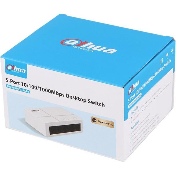 سوئیچ شبکه 5 پورت 10/100/1000Mbps Dahua