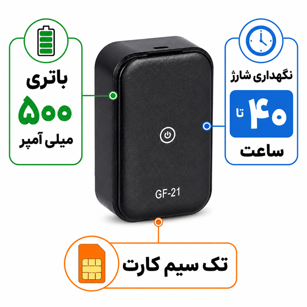 ردیاب همراه و نرم افزار مدل GF-22