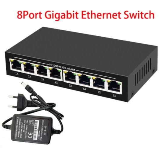 سوئیچ شبکه 8 پورت مدل 10/100/1000Mbps 298