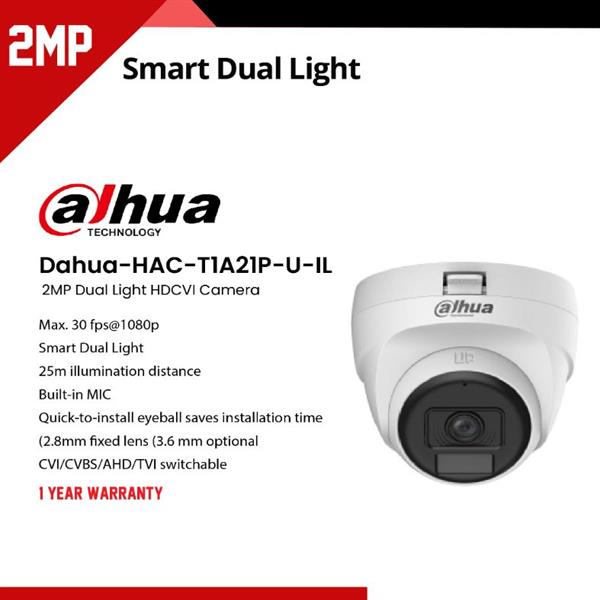دوربین مداربسته داهوا مدل T1A21P-U-IL